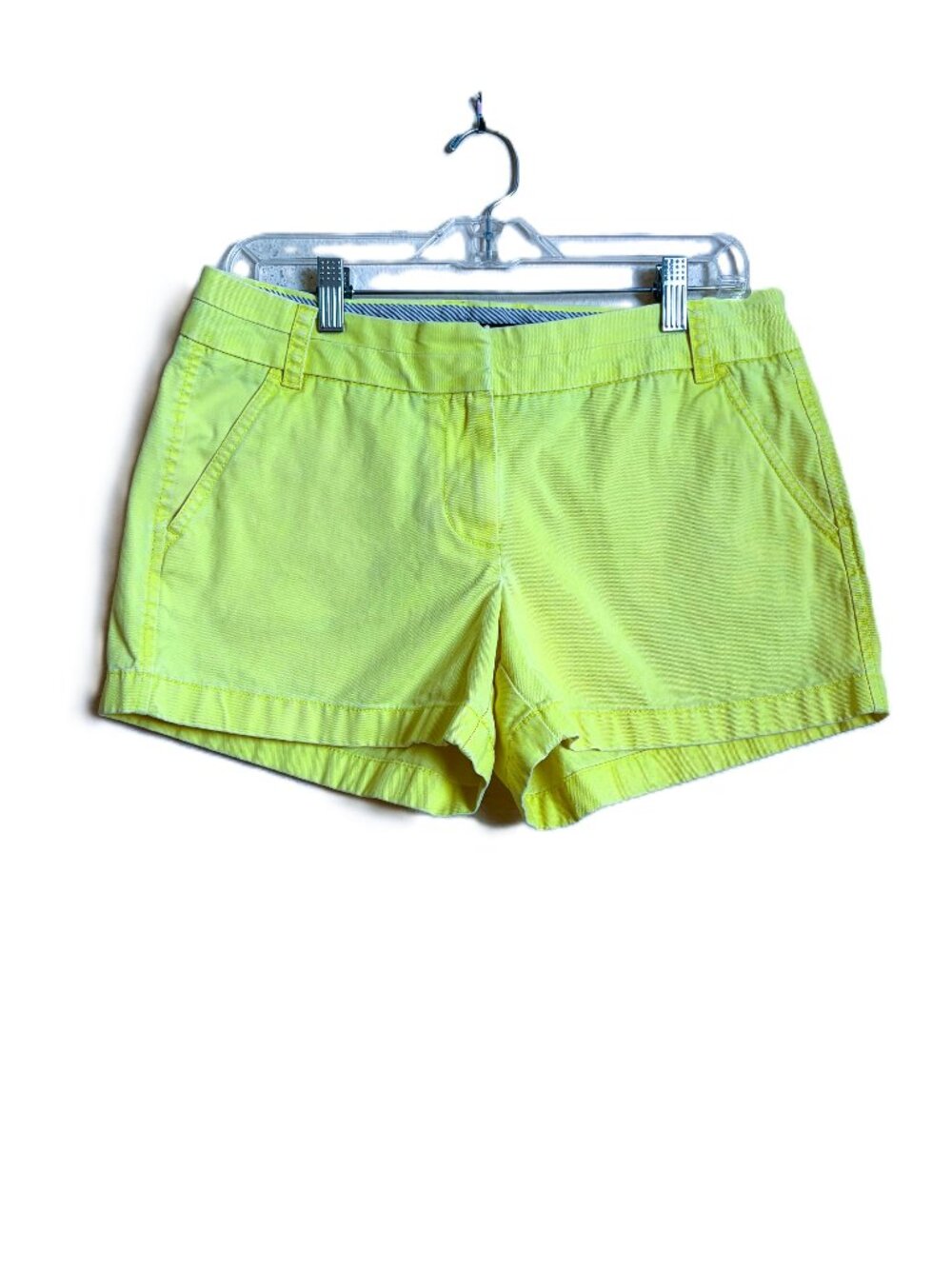J.Crew Bright Yellow Chino Shorts – Size 8 – 3.5” Inseam Cotton Summer Shorts